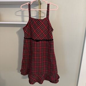 Gymboree Red Plaid Casual Kids Dress